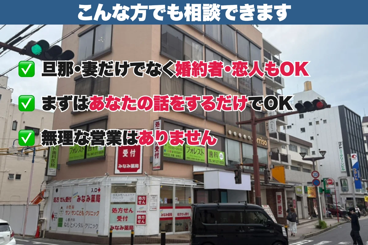 婚約者や恋人の調査にも対応し、話すだけの相談も可能